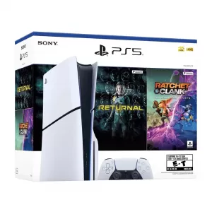 CONSOLA PLAYSTATION 5 SLIM CON LECTOR + RETURNAL+ RATCHET & CLANK BUNDLE