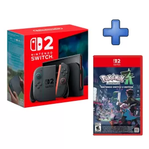 PACK CONSOLA NINTENDO SWITCH 2 STANDAR + VIDEOJUEGO POKEMON LEYENDAS ZA  