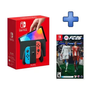 PACK CONSOLA NINTENDO SWITCH OLED + VIDEOJUEGO FC 26 SWITCH 
